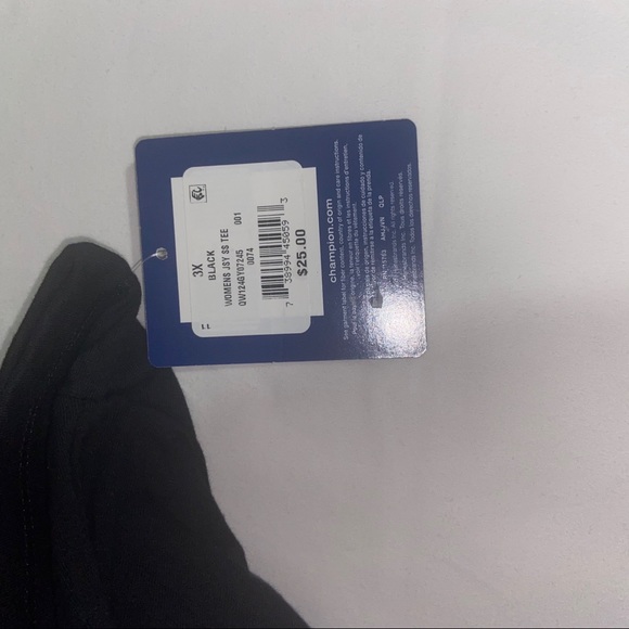 Champion black active wear tee - Picture 5 of 5